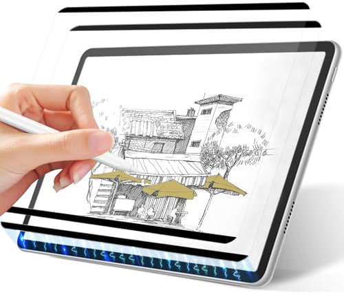IVEOPPE 2 Pezzi Pellicola Protettiva Magnetiche Effetto Carta per iPad PRO 13 '' M4 (2024), Opaca Pellicola in Pet, Antiriflesso, Anti-Impronte, Scrittura e Disegno Come su Carta