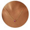 TINGN Gold Juli Geburtsstein Anhänger Kette Damen, 18K Vergoldet Rubin Halskette Mode Runde Cut Geburtsstein Schmuck Geburtstag Geschenke für Mädchen Frauen Mutter Freundin