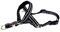 Mauedest Hundemaulkörbe Anti Bellen Hundehalsband Atmungsaktives Hundetrainingswerkzeug Nylon Maulkorb Set mit Reflexstreifen, L-Schwarz