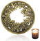 NHQ Illuma Lid Candle Kerzendeckel Aufsatz,Candle Matrix Brushed Zubehör Lampenschirm Topper,Kerzen Zubehör,Metall,Helfen Sie Der Kerze Gleichmäßig Zu Schmelzen,lampenschirm weihnachten