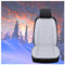 BesBet Cuscino Auto Sedile, Controllo Intelligente A Due Livelli Riscalda Sedili Auto, Comfort Universale Cuscino Guidatore Auto, per Camion,Gray-Singleseater
