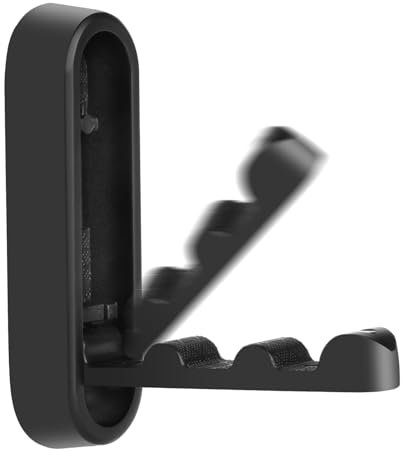 flintronic Kleiderhaken Wand, Platzsparende Garderobenleiste Umklappbaren, Wandgarderobe, Hakenleiste Garderobe, Garderobenhaken, Hakenleiste Kleiderhaken für Jacken Schals Handtaschen(Schwarz)