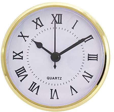 Riiichflowshop Golden für Felge 90mm Uhr Einsatz Wanduhr für Kopf