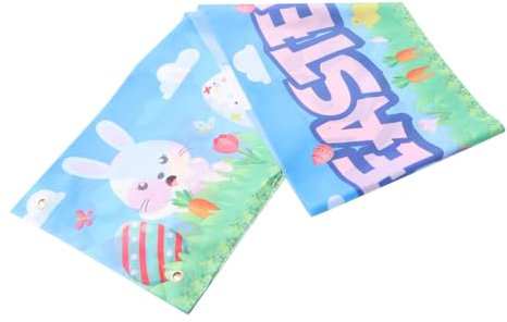 KONTONTY 1stück Easter Banner Dekoration Für Haustüren Bunte Festliche Hängedekoration Für Ostern Frühlingsfeste Und Partys Eine Fröhliche
