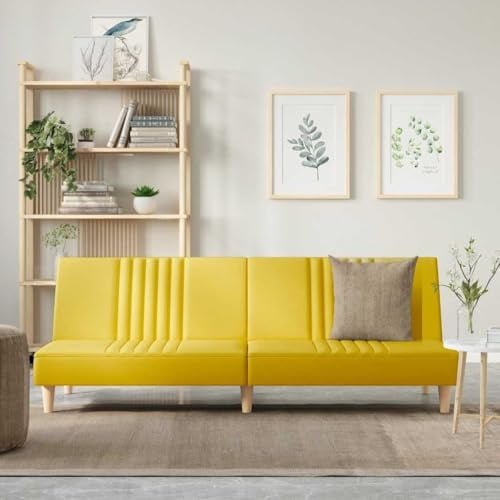 WEMYUFURN Klappbares Schlafsofa Bettcouch mit Verstellbarer Rückenlehne aus atmungsaktivem Stoff für Gästeübernachtung, strapazierfähiges Design mit robustem Sperrholzrahmen und dick