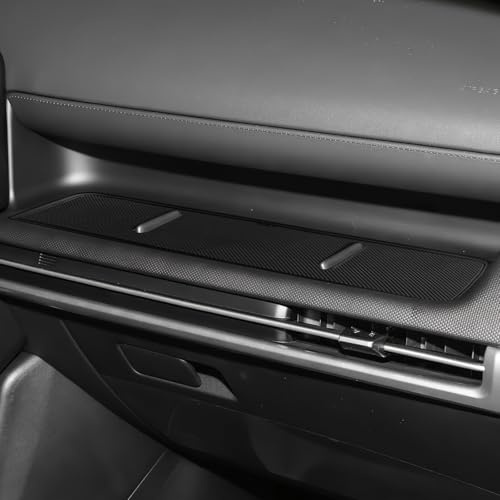 KUNGKIC Tapis antidérapant pour Hyundai Tucson Accessoires 2025 pour plateau de siège passager en silicone antidérapant 1 pièce (bord noir)