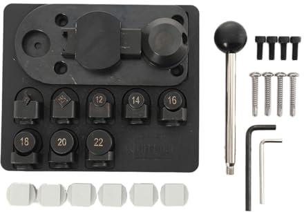 LALABU Ringbiegemaschinen, Ringbiegewerkzeug Schmuck Machen Werkzeuge für 12/14/16/18/20/22mm, Ohrring Ring Biege Maschine für Juweliere Reparatur DIY Ring Maker Tool