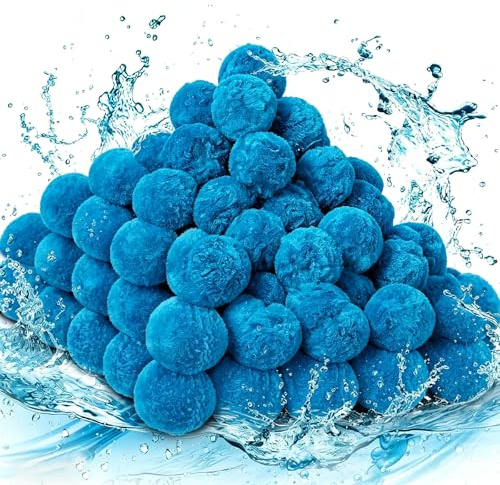 Sfere filtranti per impianti di filtraggio a sabbia, 1000 g, ricambio per sabbia filtrante da 35 kg e sabbia di quarzo, sfere filtranti riutilizzabili per acquari e accessori per piscina, filtri per