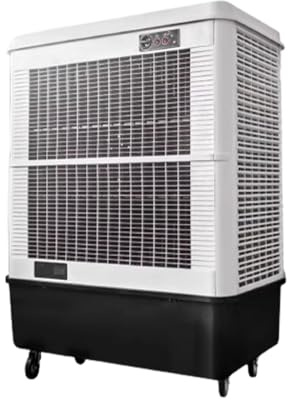 Enfriador de pantano con modo de 3 velocidades y llenado automático continuo, ventilador portátil para interiores y exteriores, patio, garaje, uso comercial
