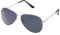 UltraByEasyPeasyStore Ultra Pilot Sunglasses - Adults Silver Frame with Black Lenses Unisex Retro 80s Classic Style UV400 Protection Navigator Pilot Glasses
