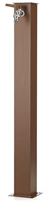 Brunnen quadratisch in Aluminium 42/Q – Rost