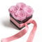 Alles Liebe Muttertagsgeschenk - Rosenbox mit Infinity Rosen haltbar 3 Jahre 8,5 x 8,5 cm - Mama Geschenk (Alles Liebe, Rosa)