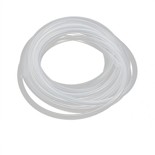 sourcing map 2mm x 3mm Haute Température Résistant Flexible Transparent Silicone Tube Tuyau Tube 2M Longueur