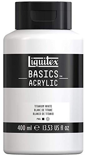 Liquitex Acrylique Basics Tube, Blanc De Titane, 400 ml