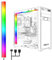 GIM KB-14 RGB Striscia luminosa per PC per custodia da gioco, magnetica indirizzabile LED striscia kit, connettore 5V ARGB 3Pin per Asus Aura LED Asrock/Gigabyte RGB Fusion/MSI Mystic Light, 30CM