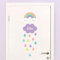 Klebekerlchen® Türaufkleber personalisiert mit Name – Wandtattoo Kinderzimmer & Babyzimmer deko – selbstklebende Wandsticker - Regenbogen