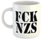 Hellweg Druckerei Huuraa Kaffeetasse FCK NZS Geschenk Idee Keramik 330ml Kaffee-Becher mit Spruch