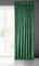 Eurofirany Pierre Samt Vorhang mit Kräuselband -1 STK. Velvet Einfarbig Gardine 200g/m², Samtvorhang für Wohnzimmer Schlafzimmer, 140x300 cm, Dunkelgrün
