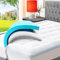 ELEMUSE Memory Foam Mattress Topper with Fluffy Pillow Top Cover, Mattress Topper Double Bed for Back Pain Relief, with OEKO-TEX & CertiPUR-US (Double Size-135x190cm)