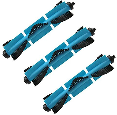 Veumoie Para Conga 3090 Kit de Cepillo de Rodillo Principal Repuesto de Robot Aspirador Accesorios 3 Piezas