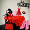 JeVenis High Heel Cake Decoration Queen Birthday Cake Decoration Lady in Red Cake Decoration Bags Cake Decoration