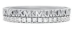 Michael Kors - Premium Silver Tone Sterling Silver Ringe für Damen MKC1581AN040;7