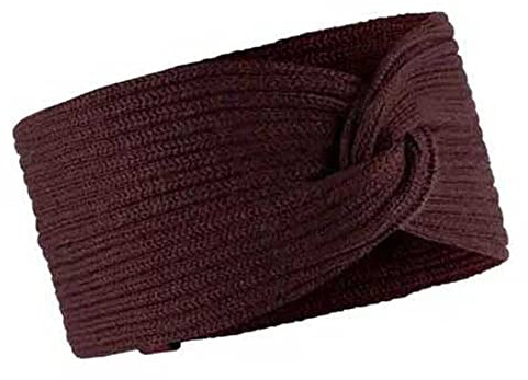 Buff Unisex Knitted Headband - Maroon