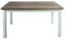 Mar.c.a. Design - Mesa extensible para comedor, cocina o salón, con tapa de roble y estructura blanca Shabby Chic con 2 alargadores, medida 110 x 70 - Made in Italy