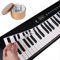MuzcYM Piano Keyboard Stickers 88 Full Size Key Set Free Paste Keyboard Rake Note Marker Overlay Piano Key Stickers for Beginners Kids with Colorful Bigger and Bold Letters, Transparent and Removable