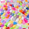 Squishy Kawaii Set 100 Stück Mini Mochi Squishy, Squishy Mochi,Fidget Toy Mochi für Jungen und Mädchen Osterspielzeug (Zufälliger Stil und Farbe) (US-PT 100)
