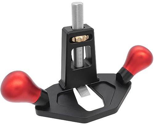 Hand Router Plane, Handheld Shoulder Planer, Rabbit Planes Woodworking Quick Adjust Depth Cutting, Depth Control, Ideal for Joinery & Mortising Plane Grooves