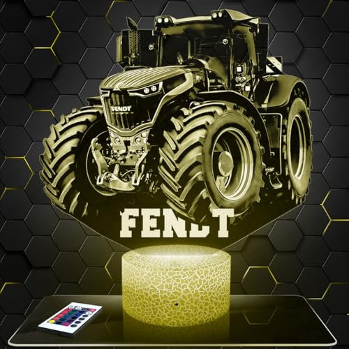 Nachttischlampe Landwitschaftlicher Traktor Fend deko Sammlung Miniatur 1 32. Geschenkidee Mann objekt Traktor Fend Nachtlicht Erwachsene deko Zimmer. Weihnachten, geschenk originell TOP