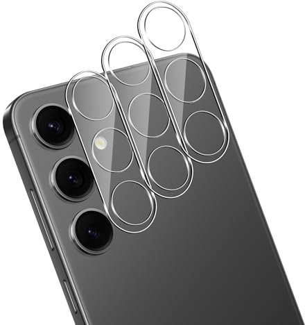 Locofun Kameraschutz für Samsung Galaxy S24 5G für Panzerglas, [2 Stück] 9H Härte Panzer Kameras Schutz Folie, Anti-Kratzen Kamera Folie HD Klar Linse Schutzglas-Transparent