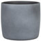 Scheurich Solido, Blumentopf aus Keramik, Farbe: Dark Stone, 21,2 cm Durchmesser, 19,3 cm hoch, 5,6 l Vol.