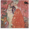 YOOSONG Poster für Jugendstil, Maler, Gustav Klimt, Freundinnen, Wandkunst, Gemälde, Leinwanddrucke, Dekor-Poster, Kunstwerke, 50 x 50 cm