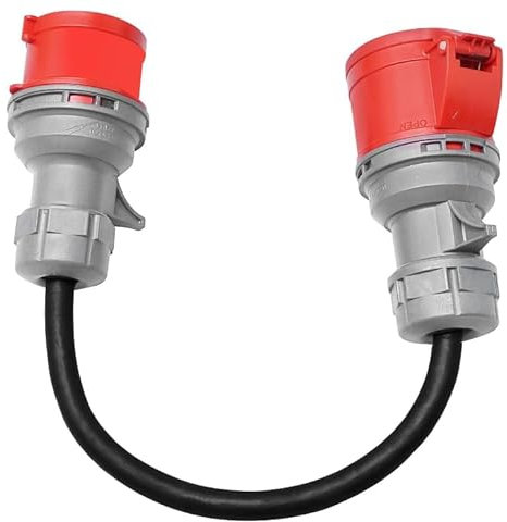 Jeinbuil Adattatore cee da 32 a 16 A, cavo di alimentazione 16 A, 415 V, 5 x 2,5 mm²