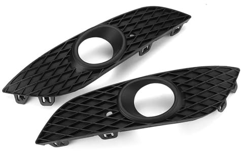 JZWJNFYY Parrilla Delantera de Coche, para Opel Astra H 2007 2008 2009 2010 2011 2012 Rejilla Inferior Derecha, luz antiniebla Delantera, Rejilla para Parachoques de Rejilla