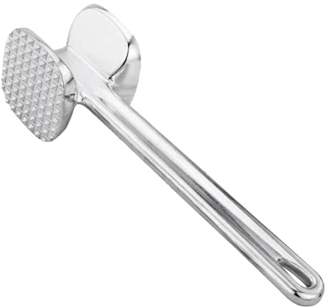 Fleisch Tenderizer - Fleisch-Tenderizer Hammer | Doppelseitiger Fleischklopfer | Edelstahl Steak Hammer | Heavy Duty Fleisch Pounder Hammer mit bequemem Griffgriff zum Zartmachen von Steak