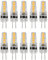 10 Stück 2 W G4 LED-Leuchtmittel mit dimmbarer Bipin-Fassung, Warmweiß 3000 K, Ersatzbirne für Deckenlampe, Tischlampe (AC 12–24 V)
