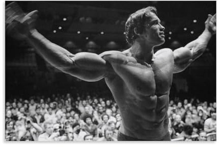 LOKJKOEQ Arnold Schwarzenegger Conquer Art Wandkunst Bilddruck Moderne Familienzimmer Dekor 12x18inch(30x45cm)