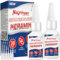 Nayrmaer Colla in ceramica, 30 g x 2, impermeabile, colla istantanea ad alta resistenza, per ceramica, porcellana e argilla, con tappo anti-intasamento