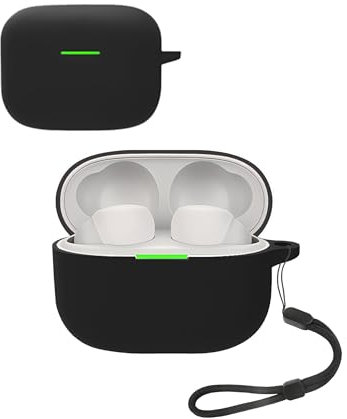 Protective cover for SONY LinkBuds S Earbuds,Soft Silicone Case with Waterproof, Shockproof & Scratch-resistant,ideal for Daily Protection,Black