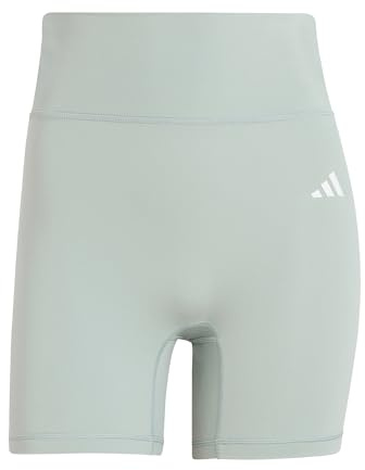 adidas Women's Optime Essentials Workout Short Leggings, Wonder Sage, L