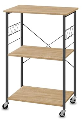 Best For Home Tisch auf Rollen (40 x 60 x 89 cm)