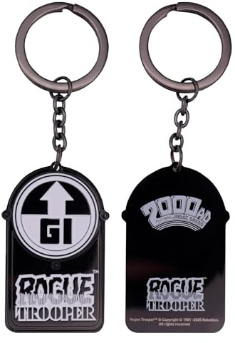 FaNaTtik 2000 AD Rogue Trooper GI Limited Edition Metal Keyring - Numbered Collector's Item