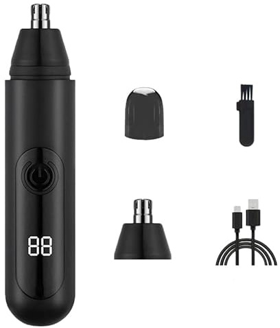 Mr. Bold Pro Nasen & Ohrhaartrimmer für Männer & Frauen - Präzis, Hautfreundlich, USB Wiederaufladbar, für Alltag & Reise