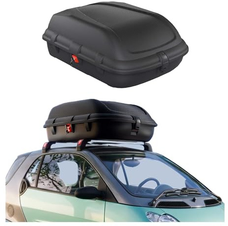 OMAC Dachbox für – TÜV Zertifiziert – Abschließbares Aluminium Frontsystem – 55 kg Traglast – 270L