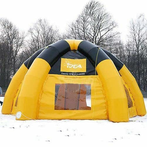 Unbranded AIR Tight Inflatable Event Beach Yard Lawn Camping Gazebo Marquee Spider Tent (Size: 16ft.(D) x 13ft.(H))