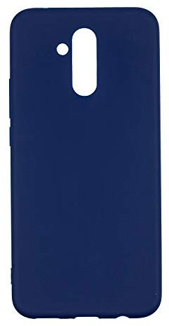 cuzz Funda para Huawei Mate 20 Lite+(Protector de Pantalla de Vidrio Templado) Carcasa Silicona Suave Gel Rasguño y Resistente Teléfono Móvil Cover-Azul Oscuro