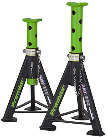 Sealey AS6G Axle (Pair) 6tonne Capacity per Stand-Green